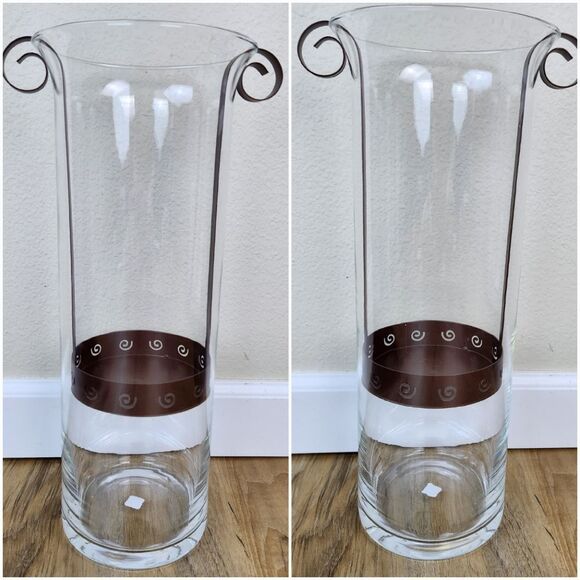 🩵PartyLite Sunesta Large 15" Glass Hurricane - Picture 11 of 14